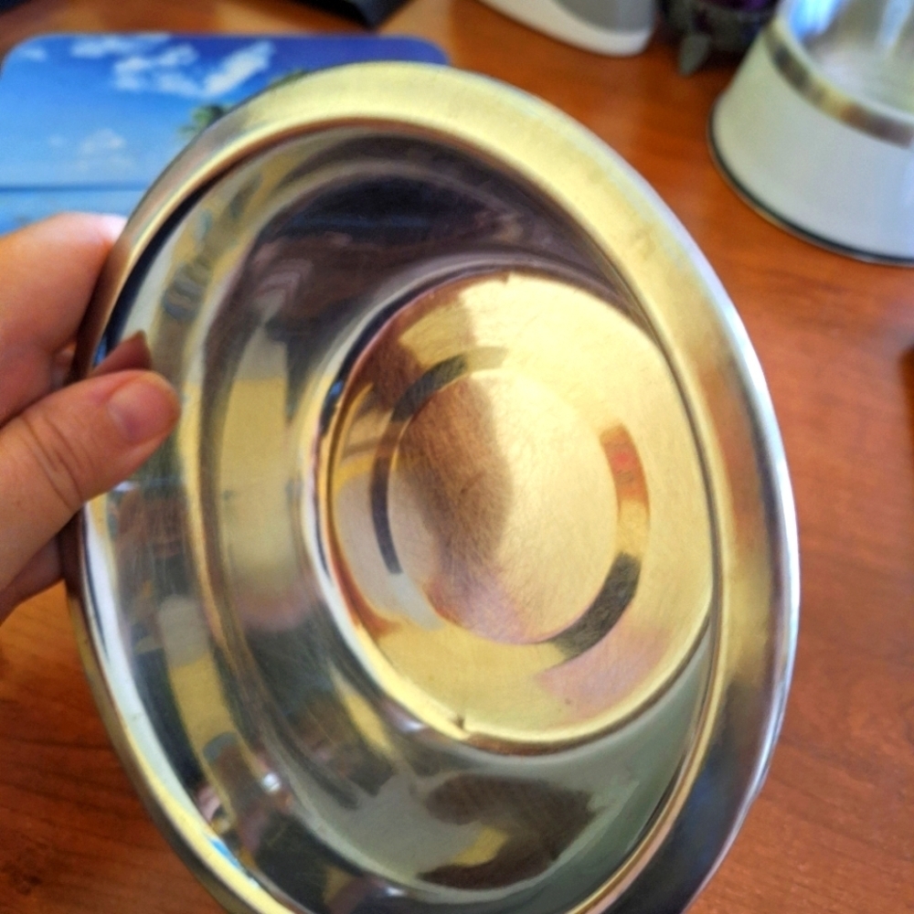 Metal dog/cat water food bowl